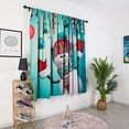 thumbnail image 4 of Cortina de ventana ANGGREK decoración navideña poliéster 140x130 cm, 4 of 8