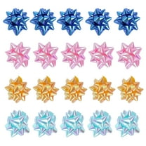 FRCOLOR  50 Pcs Ribbon Decoration Light Pink Holiday Present Bow Christmas Bows