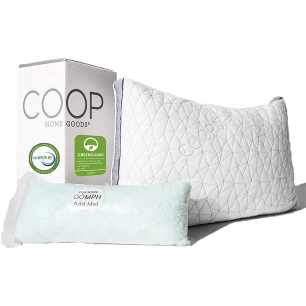 Coop Home Goods Extra Oomph AC Fill, Gel-Infused Memory Foam & Poly Fill,  1/2 Pound Bag, Refill for Eden Memory Foam Pillow, GREENGUARD Gold and  CertiPUR-US Certified - Buy Online - 42409548