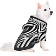 thumbnail image 2 of Balery Optical Zebra Illusion Sudadera con Capucha para Perros Pequeños – Ropa para Mascotas, Disfraz para Perros y Gatos, Ideal para Fiestas y Cosplay-Medium, 2 of 7