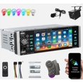 thumbnail image 1 of Autorradio 1 DIN Inalámbrica Carplay Android Auto USB AUX Bluetooth + Micrófono Cámara, 1 of 5