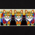 thumbnail image 3 of CafePress - Cat Of Many Colors Women's Dark T Shirt - Women's Traditional Fit Dark T-Shirt, 3 of 4