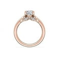 thumbnail image 2 of 1.20 Carat Brilliant Cushion Cut Natural Diamond Solitaire Beautiful Ring for Engagement Solid 14K Rose Gold Size 9, 2 of 8