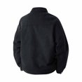 thumbnail image 4 of Dweltoz Mens Corduroy Jacket Button Down Collared Chore Jacket Casual Loose Long Sleeve Trucker Jacket with Flap Pocket Lightweight Western Coats 2026 Fall Winter Vintage Outwear,Black 3XL, 4 of 4