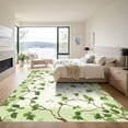thumbnail image 3 of ODIKA 3'x5' Machine Washable Non-Slip Area Rug, Contemporary Sage Green High Traffic Rug with Pad, Green, 1061143, 3 of 8