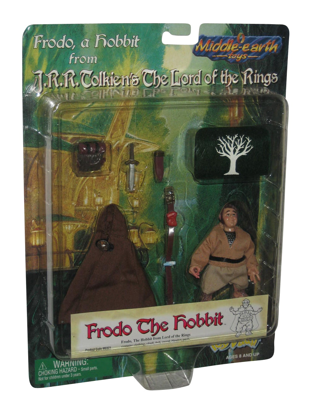 NWOB Lord of The Rings Frodo in Barrow Downs Action Figure Toy Vault Hobbit 1998 for sale online 