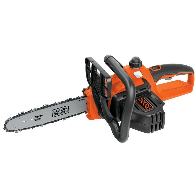 Black Decker LCS1020B 20V MAX Lithium Ion 10 in. Battery Powered Chainsaw Tool Only Walmart