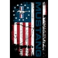 thumbnail image 2 of JH DESIGN Men's Ford Mustang Distressed U.S.A. Old Glory Flag T-Shirt, 2 of 6
