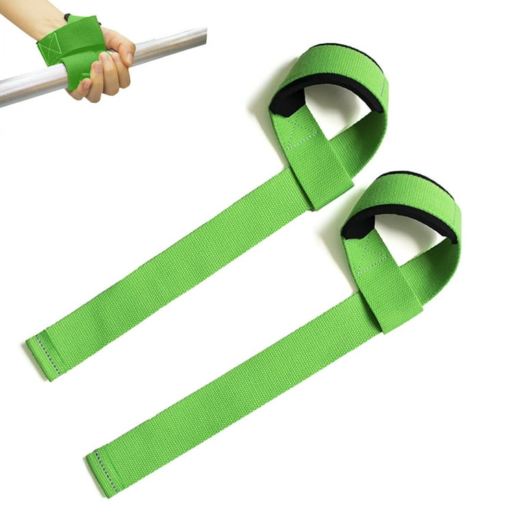 Wrist Straps for Weight Lifting - Lifting Straps for Weightlifting | Gym  Wrist Wraps - green