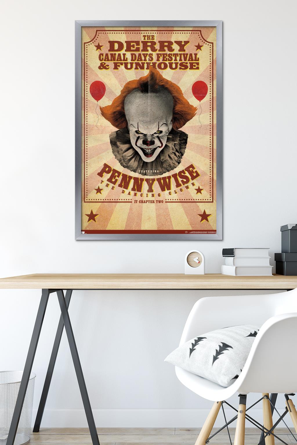 IT: Chapter 2 - Funhouse Wall Poster, 22.375" x 34", Framed