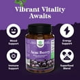 thumbnail image 5 of Natures Craft Acai Berry Antioxidant Supplement for Energy, Weight Loss, & Immunity Support, 60 Caps, 5 of 9