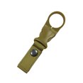 thumbnail image 1 of Yuarrent Botella de agua colgante hebilla cincha mochila anillo soporte mosquetón al aire libre senderismo viajar escalada accesorios de pesca Ciclismo Caqui, 1 of 6