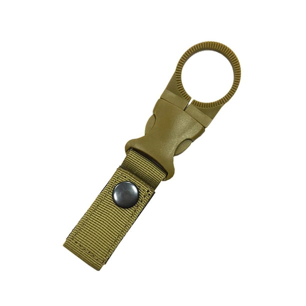 Greeniant Botella de agua Hebilla colgante Correas Soporte de anillo Mosquetón Senderismo al aire libre Viajes Escalada Accesorios de pesca Ciclismo Caqui Greeniant OD010340-03