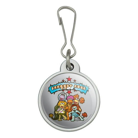 Fraggle Rock Cartoon Jacket Handbag Purse Luggage Backpack Zipper Pull Charm