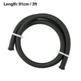 thumbnail image 5 of Unique Bargains 3ft 4AN Fuel Hose AN4 Universal Car Braided Nylon Stainless Steel CPE Oil Fuel Gas Line Hose Black, 5 of 7