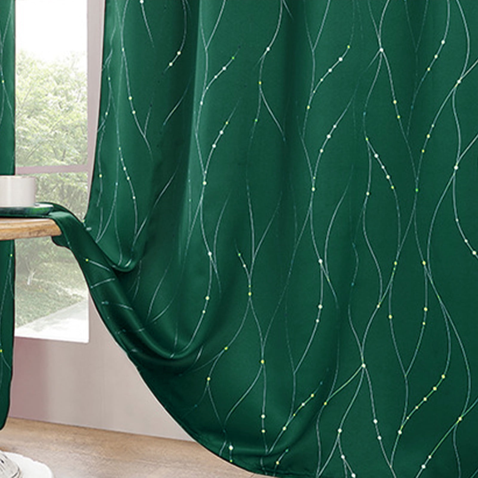 Blackout Curtains, Panels Light Reducing Thermal Insulated Solid Grommet Curtains/Panels/Drapes for Living Room, Bedroom