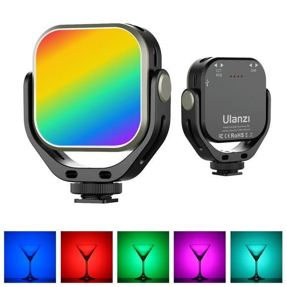 Lámpara portátil de vídeo ULANZI VL66 RGB 2500-6500K recargable