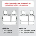 thumbnail image 7 of For 2016–2022 Honda Pilot LX | EX | EX-L FH Group Neoprene Custom Fit Waterproof Car Seat Covers - Front Set Red, 7 of 7