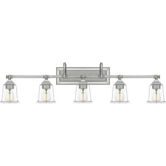 Nicholas 5-Light Brushed Nickel Vanity Light