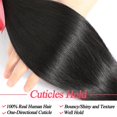 thumbnail image 4 of Hair Bundles LXYANOO 12A, liso, brasileño, 40, 45, 50 cm, 100% virgen, 4 of 7