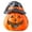 B, variant on SUSHANG Halloween Creative Ceramic Pumpkin Night Light - Hollow LED Luminous Atmosphere Decor for Indoor Outdoor Party, Funny Holiday Activity Props, Gift Idea