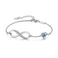 thumbnail image 1 of Pulsera con dijes para mujer, plata, acero inoxidable, ajustable, aniversario, día de la madre, joyería, regalo de cumpleaños, para mujeres, mamá, esposa, niñas, ella, 1 of 4