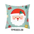 thumbnail image 1 of Christmas Pillow Covers 18x18, Cartoon Print Christmas Winter Holiday Rustic Farmhouse Decor Throw Cushion Case for Home Couch, 1 of 6