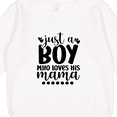 thumbnail image 3 of Inktastic Just a Boy Who Loves His Mama Toddler Sweatshirt, 3 of 4