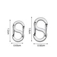 thumbnail image 6 of Soumake 5Pcs S-Type Double-Ended Spring Buckle Secure Double Opening Design Necklace Shortener Bracelet Connector Jewelry Making Clasp, 6 of 8