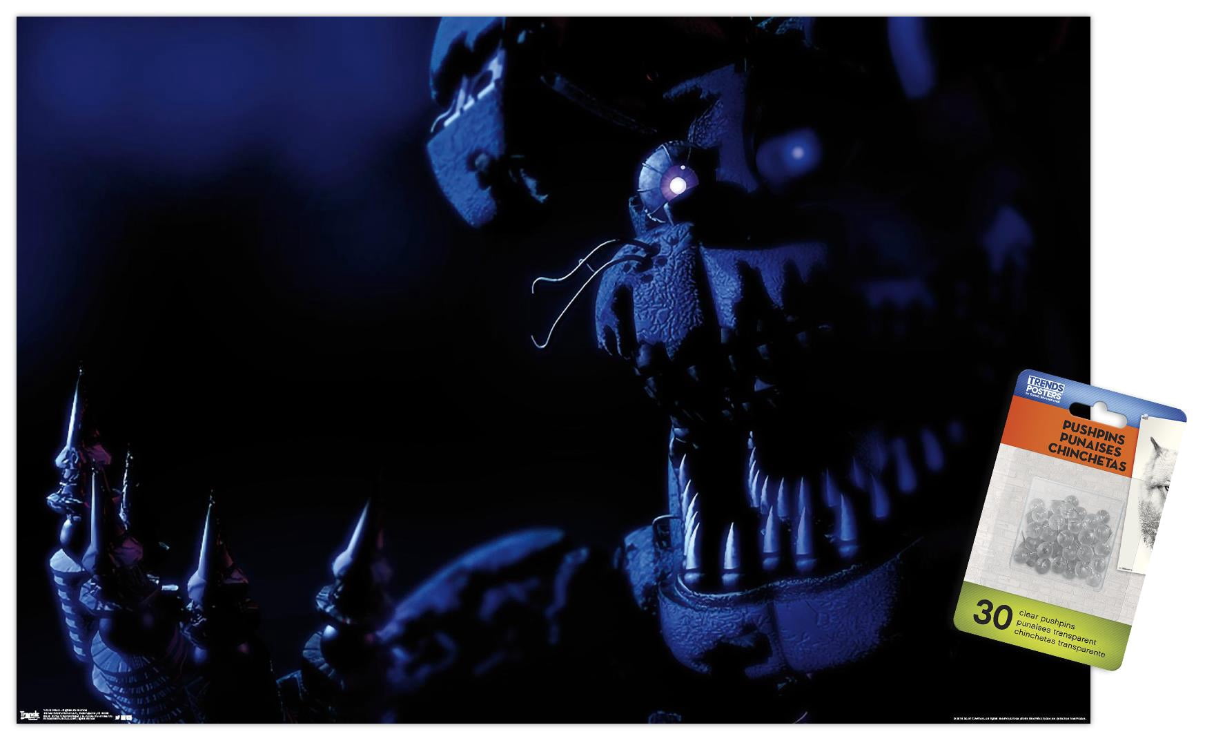 Five Nights at Freddy's - Nightmare Bonnie Wall Poster with Push Pins,  14.725" x 22.375" - Walmart.com