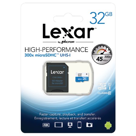 32GB HIGH PERF MICROSDHC 300X