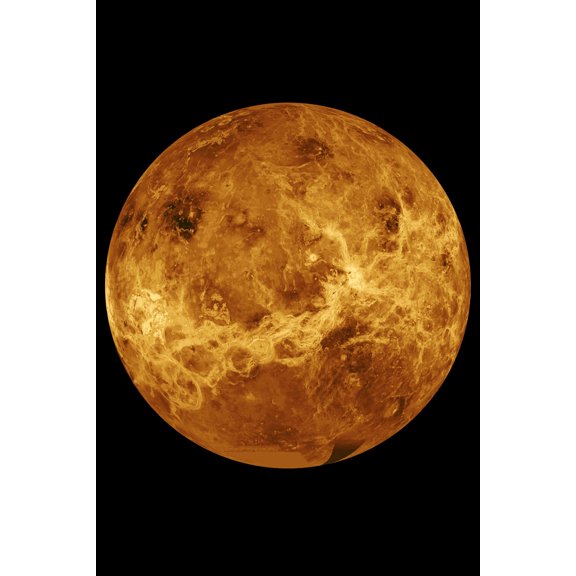 24"x36" Gallery Poster, Venus globe