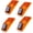 Yellow, variant on ABPETE Solar Strobe Warning Light LED Warning Lamp 4-Pack Super Bright IP54 Waterproof Light Control Flashing Beacon Barricade Construction Safety Road Signs Flash Traffic Lights (Yellow)