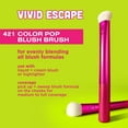 thumbnail image 2 of Real Techniques Vivid Escape TSF6&nbsp;Color Pop Blush Brush, Multipurpose Makeup Brush For Easy Blending, Use With Liquid & Cream Blush, Synthetic, Soft Bristles, Cruelty-Free & Vegan, 1 Count, 2 of 3