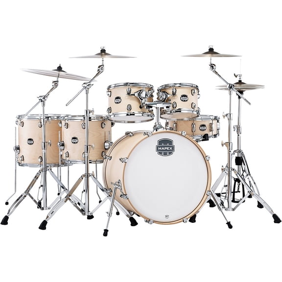Mapex Mars Maple 6-Piece Studioease Shell Kit, Natural Satin