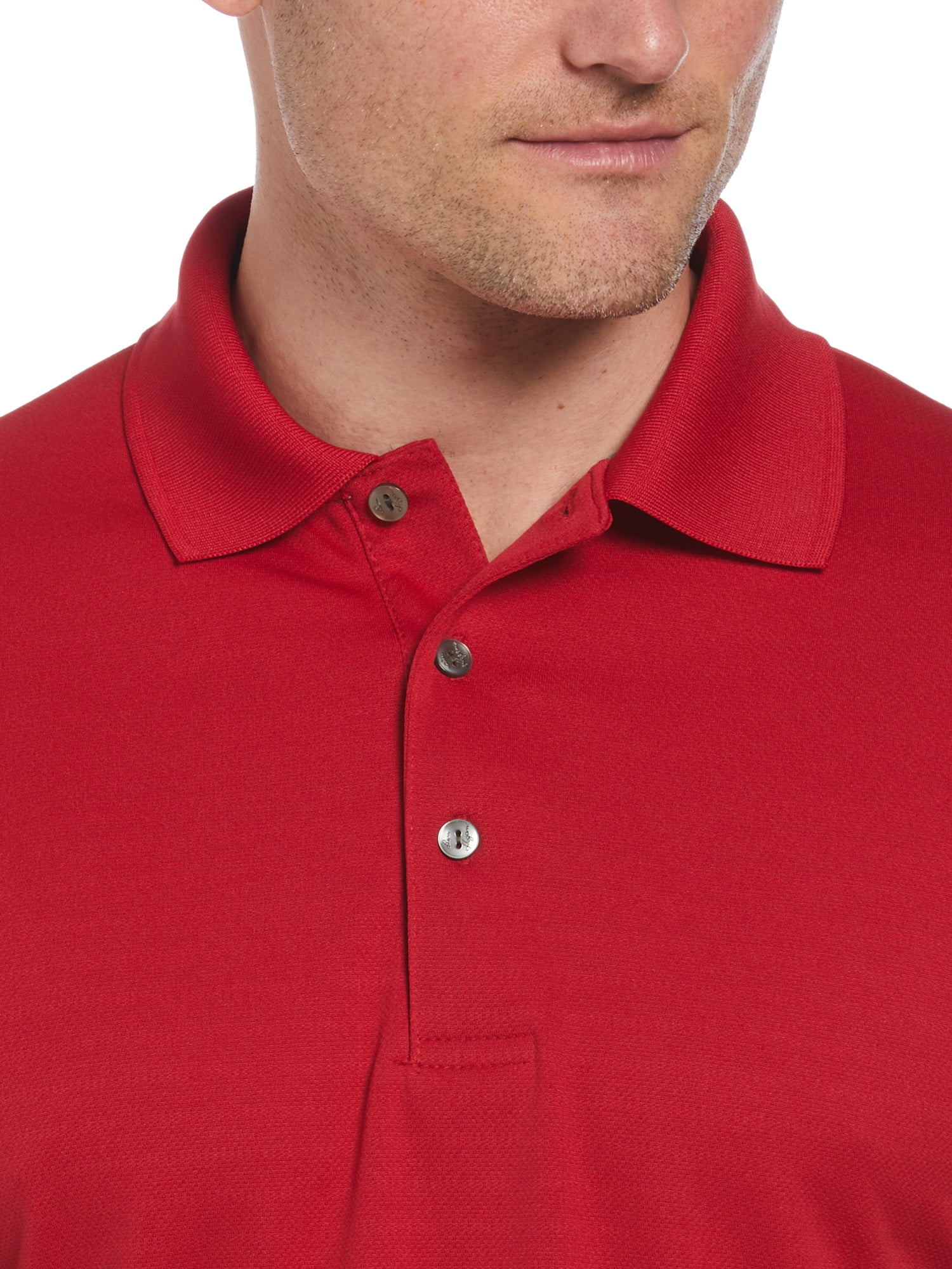 Ben Hogan Men's and Big Men's Ventilated Performance Polo Shirt, Up to Sizes 5XL