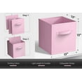 thumbnail image 6 of Sorbus Fabric 6-Compartment Storage Bins with Handles, Set of 2, 6-Pack, 6 of 6
