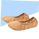 thumbnail image 4 of WEUVEB 1Par Zapatillas De Ballet De Suela Blanda Con Elástica Para Danza Y Yoga Color Marrón, 4 of 8