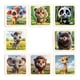 thumbnail image 2 of Rompecabezas de madera de 8 piezas para bebés, juguetes educativos interactivos con formas animales del bosque, 2 of 9
