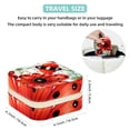 thumbnail image 5 of Ladybird Travel Portable Square Jewelry Box Earring Organizer Necklace Holder Bracelet Holder Display Case Decorative Box Jewelry, 5 of 6