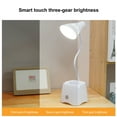 thumbnail image 5 of Neoyler USB Rechargeable LED Desk Lamp with Eye Protection for Reading Study and Office Use,Adjustable Brightness,Flexible Gooseneck,Sturdy Clip for Dorm and Home, 5 of 6
