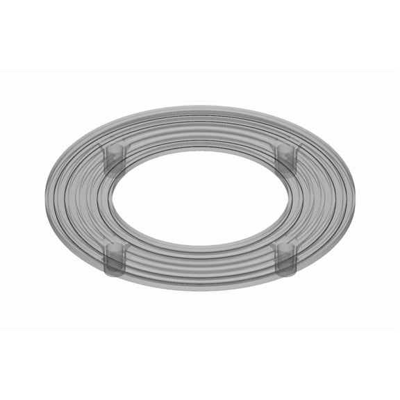 HomeHalo 8 inch Round Clear Plastic Plant Pot Ring