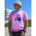 thumbnail image 2 of Canberra Day Flag And Country Tie Dye Cyclone Men -Image by Shutterstock, Male Medium, 2 of 4