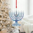 thumbnail image 6 of AuroraX Wall Candle Holders Hanukkah Blue Decorations,Decorative Candle Lantern with 9 Taper,Hanging Wall Home Living Room Decor, 6 of 8