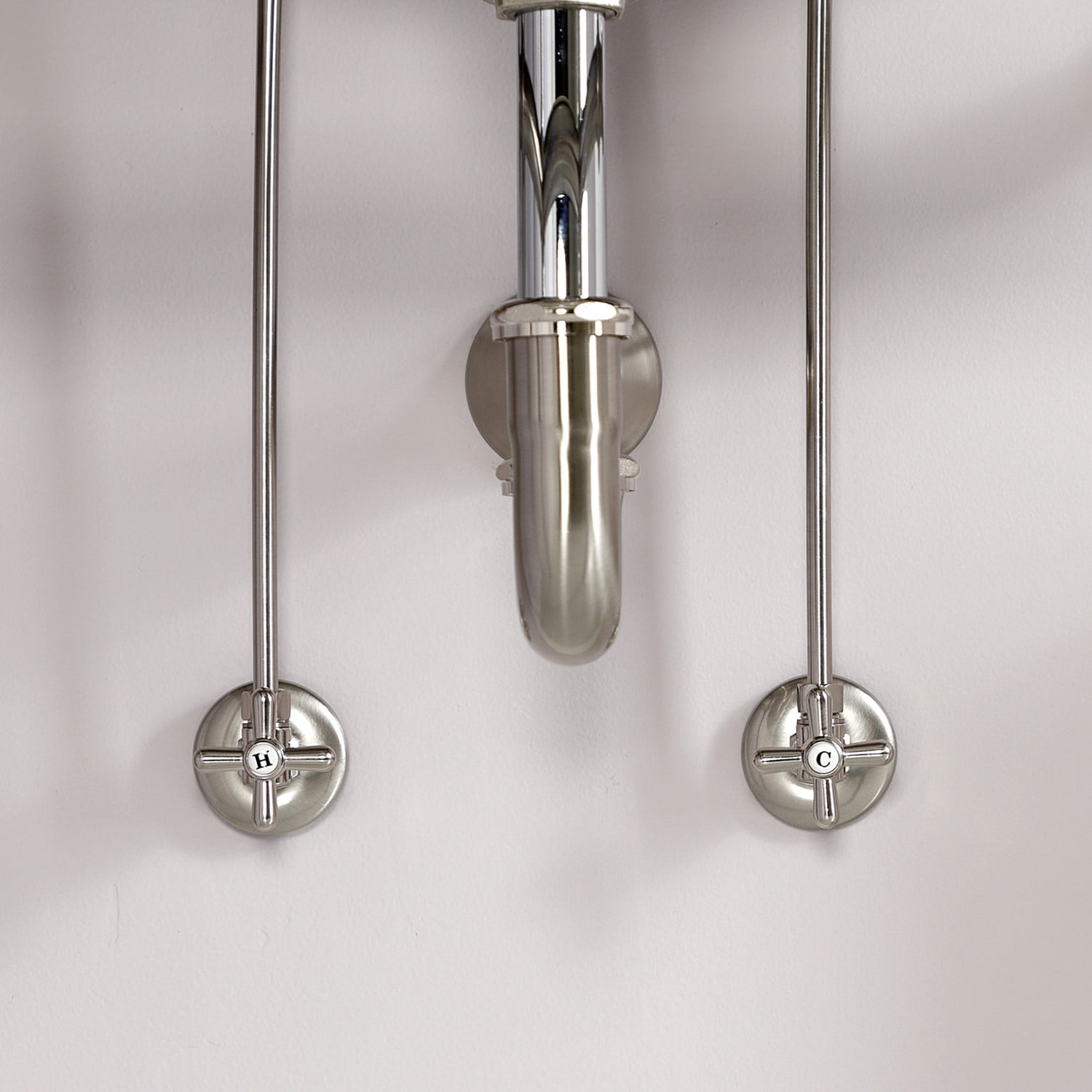 Kingston Brass KS1496AL Heritage 2-Handle Vessel Standard Mount Bathroom Faucet, Polished Nickel