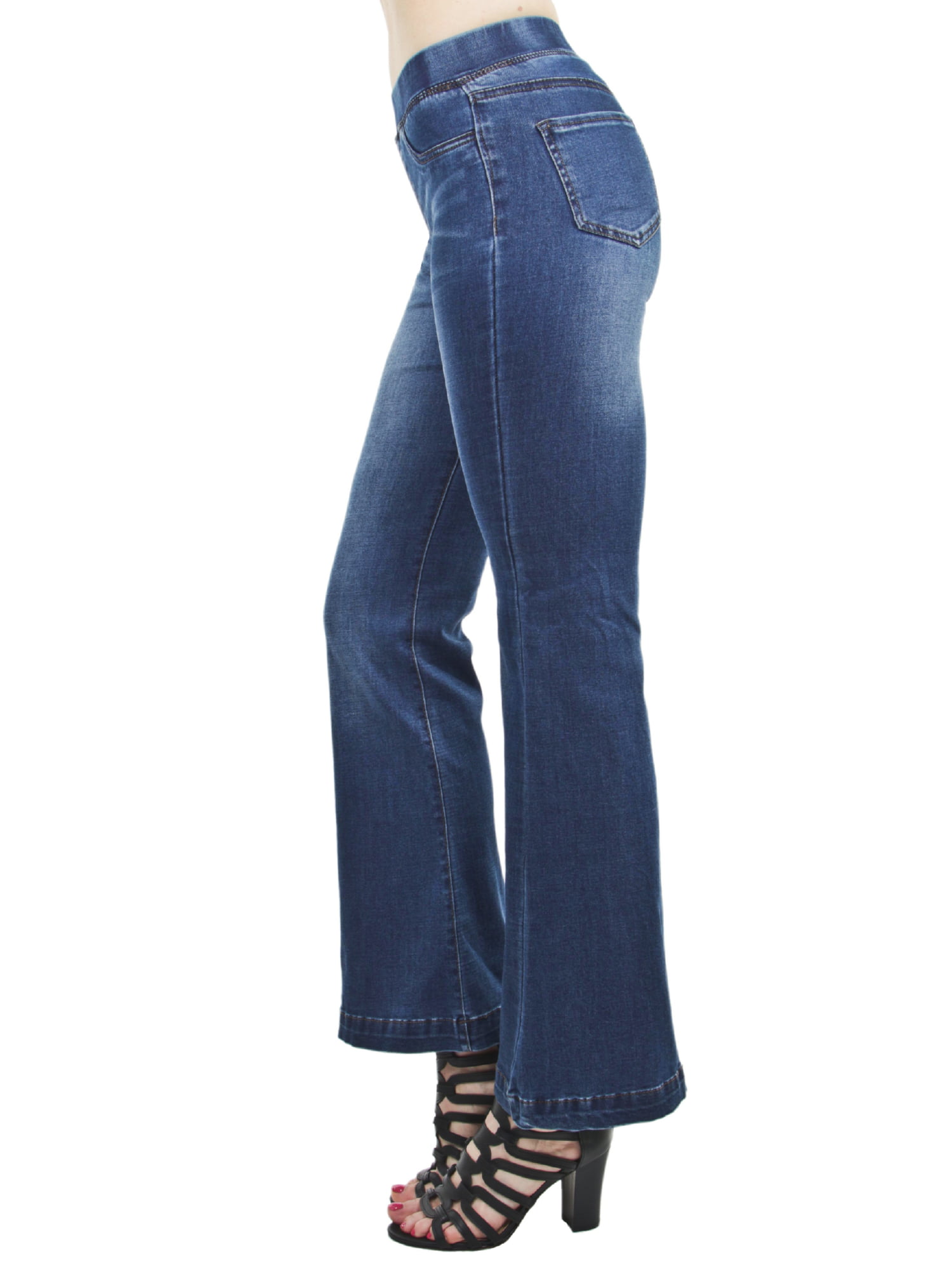 womens pull on bootcut jeans