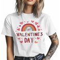 thumbnail image 4 of Camisetas para hombre, San Valentín, arcoíris, manga corta, informales, camisetas gráficas para adolescentes, niños y hombres., 4 of 8