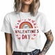 thumbnail image 4 of Camisetas para hombre, San Valentín, arcoíris, manga corta, informales, camisetas gráficas para adolescentes, niños y hombres., 4 of 8