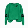 thumbnail image 4 of Godom Halloween Womens Oversized Sweatshirts Ghost Graphic Crewneck Sweaters Casual Tops Comfy Fall Fashion Outfits Winter Clothes 2025, 4 of 5