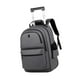 thumbnail image 3 of Bolsa de lona con ruedas, grande, impermeable, para viajes, para hombres y mujeres gris, 3 of 9